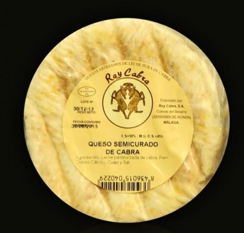 QUESO DE CABRA SEMICURADO DE REY CABRA