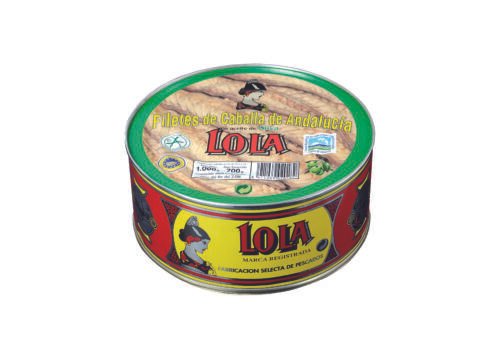 filetes de caballa de andalucía en aceite de oliva