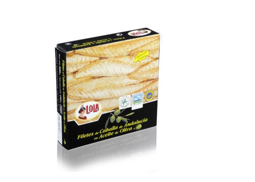filetes de caballa de andalucía en aceite de oliva