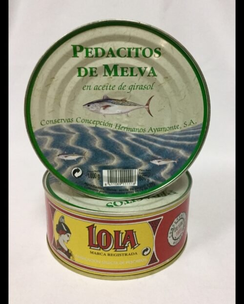 pedacitos de melva en aceite de girasol